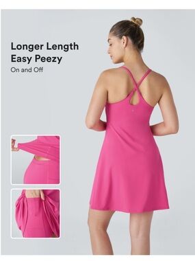 HALARA Hot Pink Skort Dress